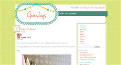 Desktop Screenshot of clairedays.com